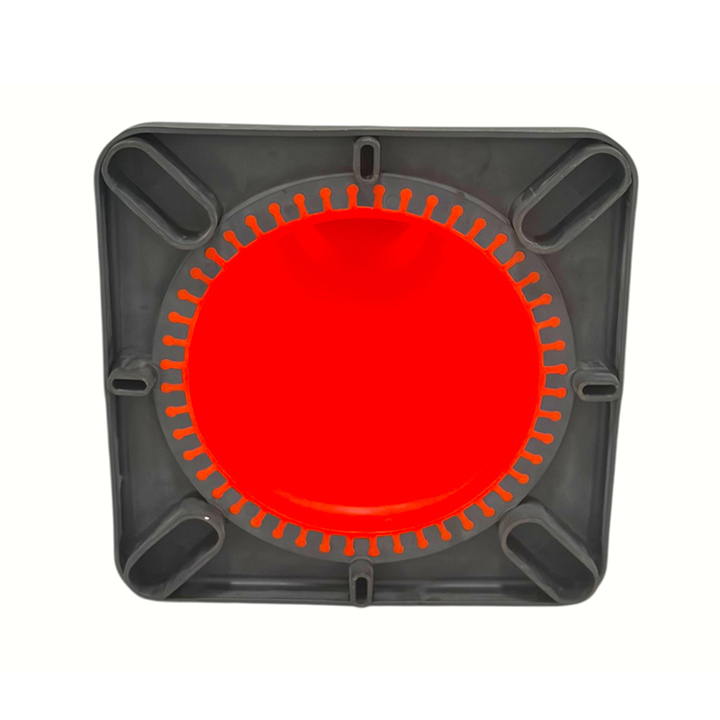 High-Elasticity PVC Traffic Safety Cone with Optional Weighted Rubber Base for All-Weather Road Control and Hazard Isolation