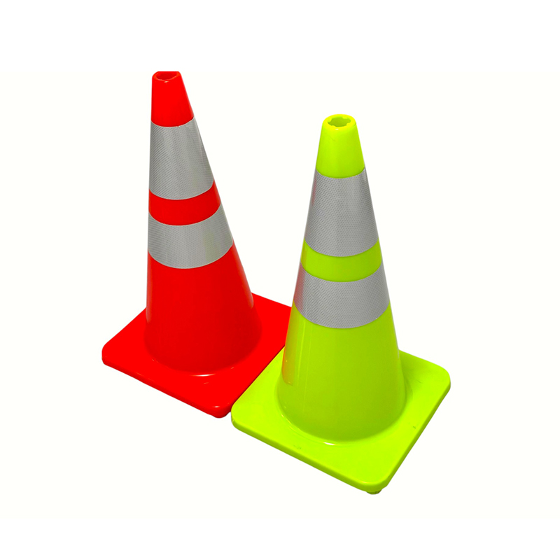 High-Elasticity PVC Traffic Safety Cone with Optional Weighted Rubber Base for All-Weather Road Control and Hazard Isolation