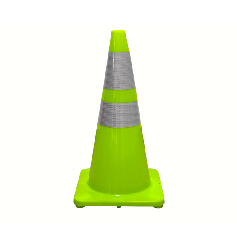 High-Elasticity PVC Traffic Safety Cone with Optional Weighted Rubber Base for All-Weather Road Control and Hazard Isolation