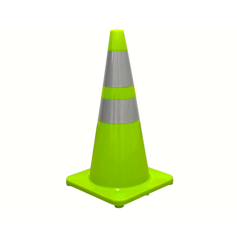 High-Elasticity PVC Traffic Safety Cone with Optional Weighted Rubber Base for All-Weather Road Control and Hazard Isolation