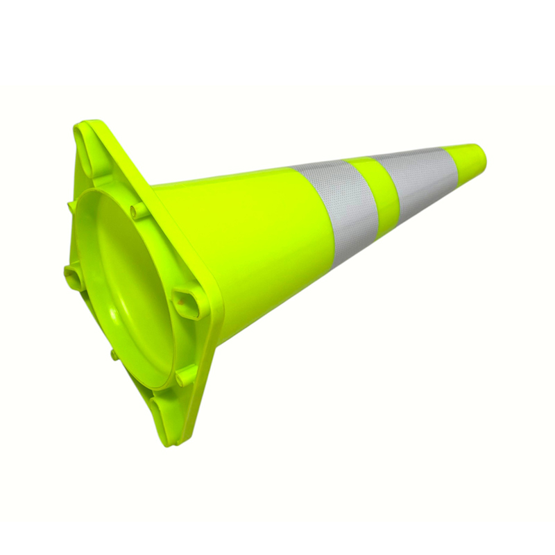 High-Elasticity PVC Traffic Safety Cone with Optional Weighted Rubber Base for All-Weather Road Control and Hazard Isolation