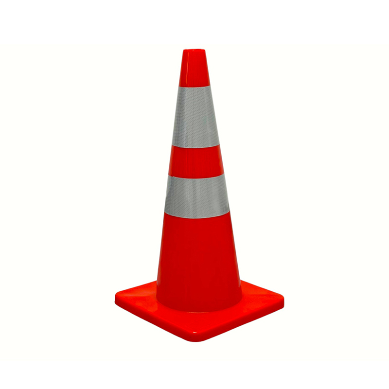 High-Elasticity PVC Traffic Safety Cone with Optional Weighted Rubber Base for All-Weather Road Control and Hazard Isolation