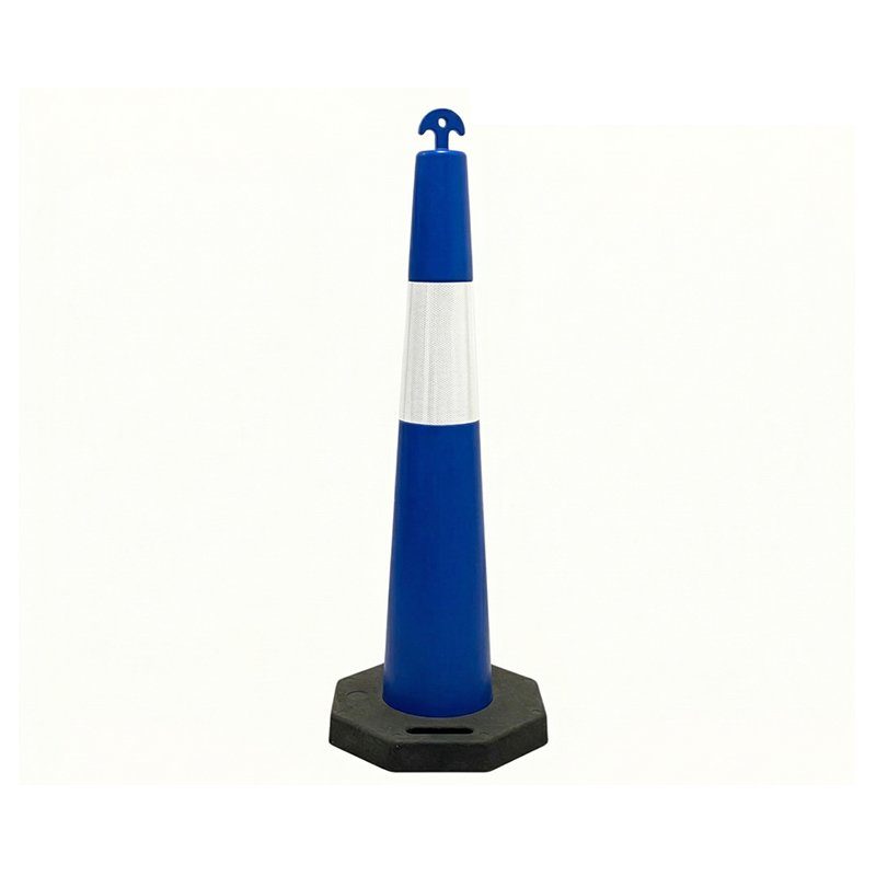 Tragbarer T-TOP-Verkehrskegel aus hochflexiblem PVC für Bauumzäunungen