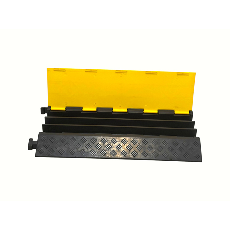 Verstärkte Gummibasis, hochbelastbare PVC-Abdeckung, 3-Kanal-Hochleistungs-Kabelschutz