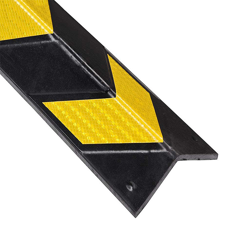 90-Grad-rechtwinkliges Design, robuster, reflektierender industrieller Eckenschutz aus Gummi
