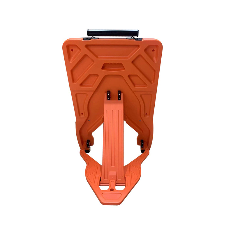 Tragbares, quadratisches, ausziehbares Verkehrsschild aus HDPE-Kunststoff mit Schnellwechsel-Clips