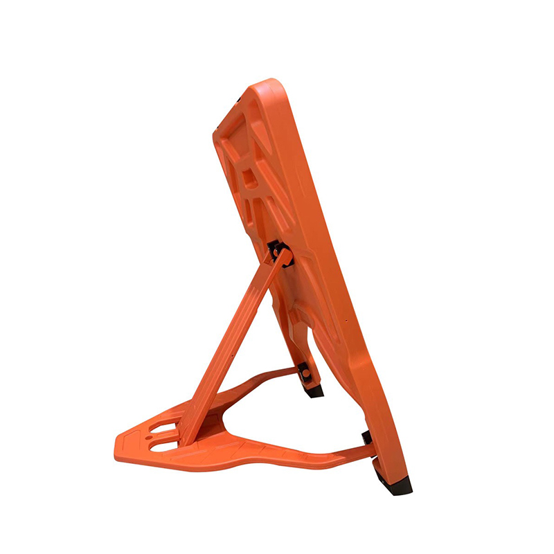 Tragbares, quadratisches, ausziehbares Verkehrsschild aus HDPE-Kunststoff mit Schnellwechsel-Clips