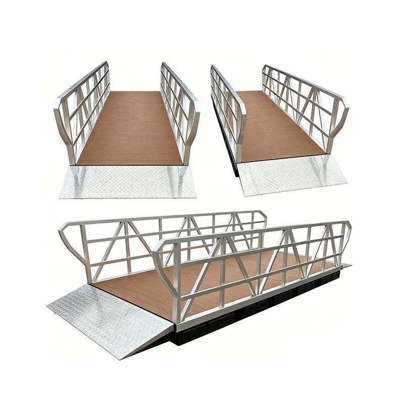 WPC-Terrassendielen für Schwimmdocks