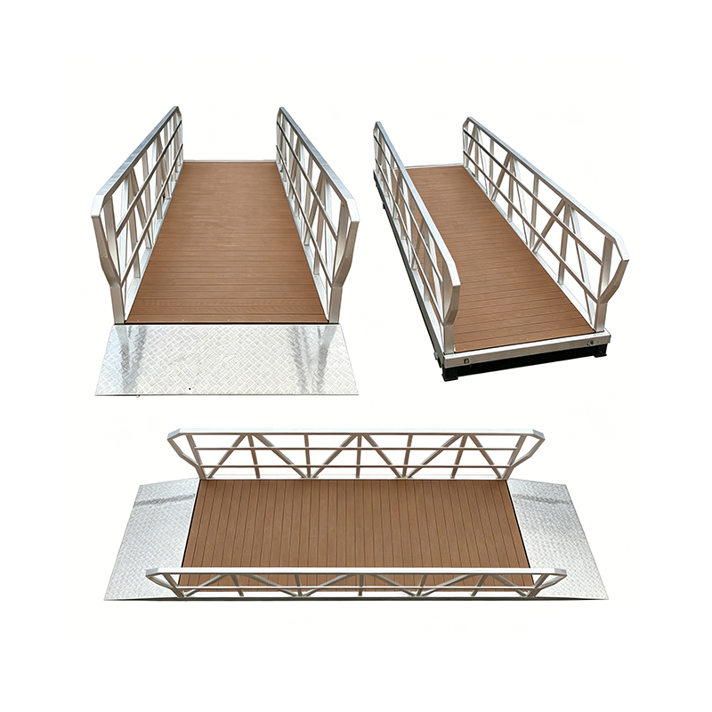 WPC-Terrassendielen für Schwimmdocks