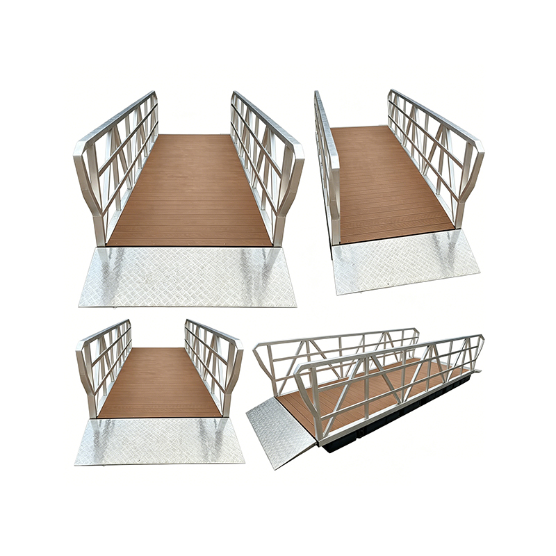 WPC-Terrassendielen für Schwimmdocks
