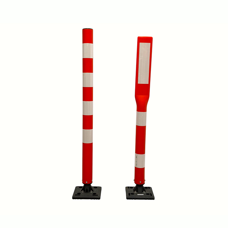 Aufputz-Verkehrsleitpfosten mit verschraubtem Sockel