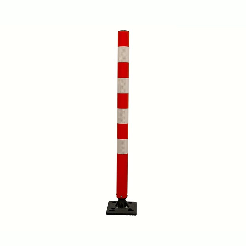 Aufputz-Verkehrsleitpfosten mit verschraubtem Sockel