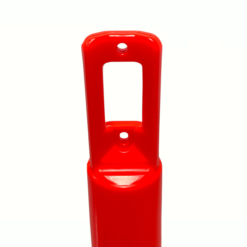 Robuster Verkehrswarnpfosten mit Griff oben