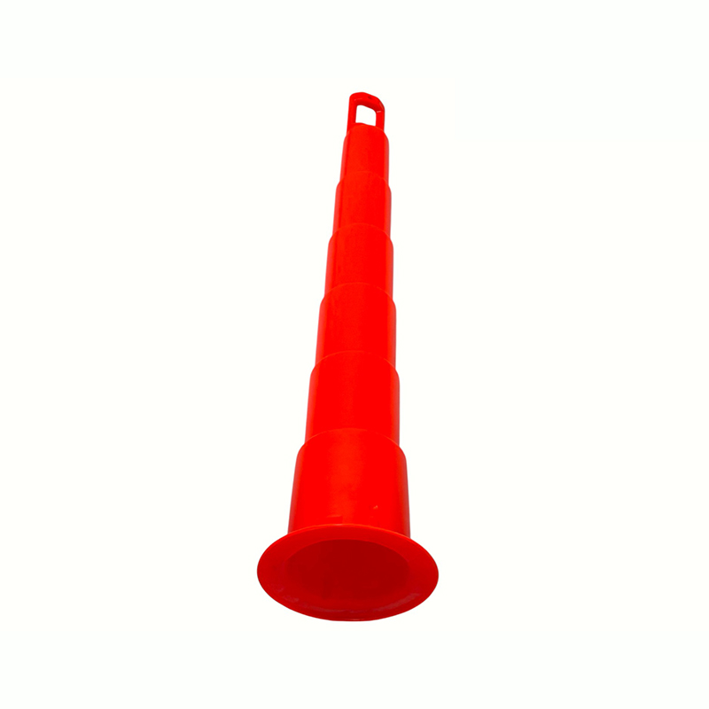 Robuster Verkehrswarnpfosten mit Griff oben