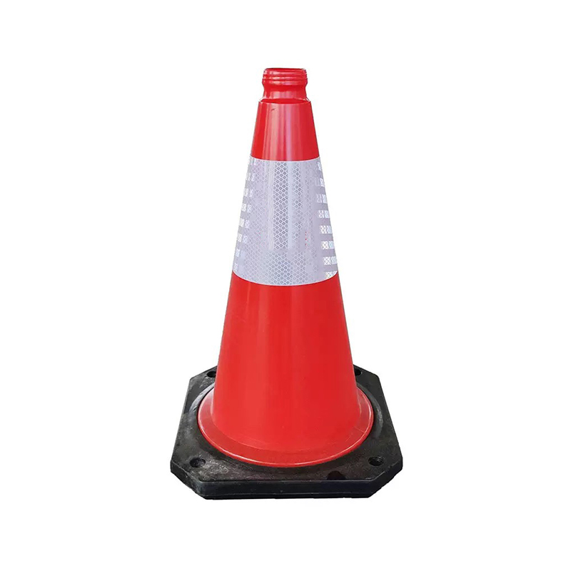 Integrierter Verkehrskegel aus HDPE-Kunststoff mit Griffloch oben