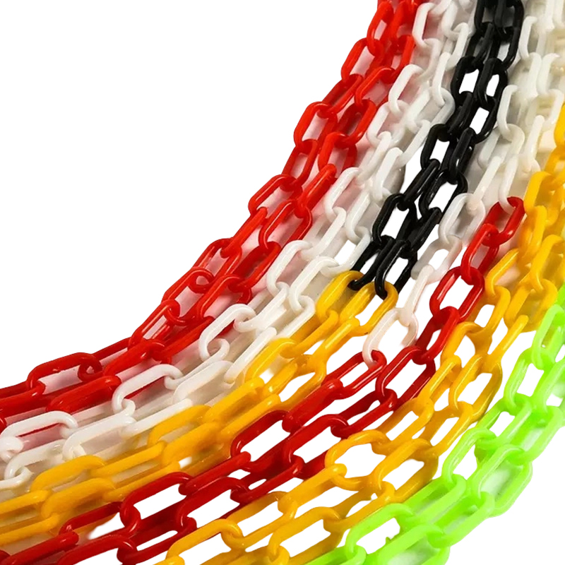 Hochbelastbare Sicherheitsabsperrkette aus Kunststoff