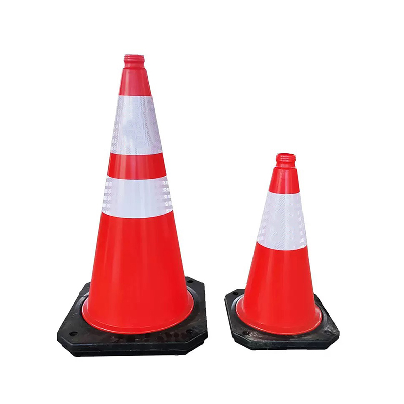 Integrierter Verkehrskegel aus HDPE-Kunststoff mit Griffloch oben