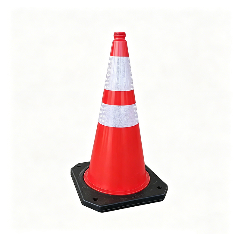 Integrierter Verkehrskegel aus HDPE-Kunststoff mit Griffloch oben