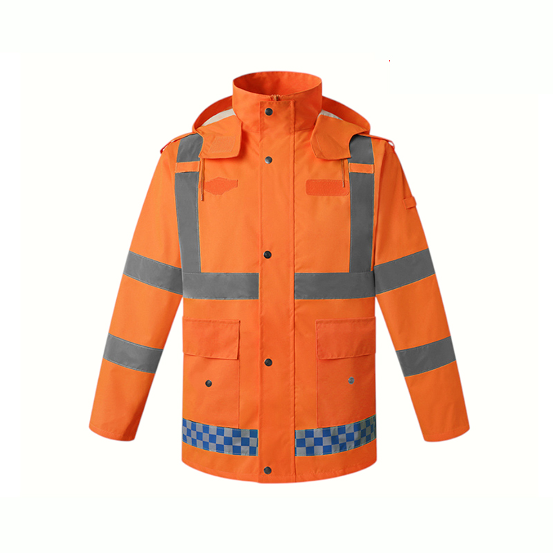 Warnschutzjacke/-hose aus Oxford-Gewebe