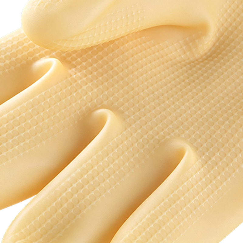 Strapazierfähige säure-/alkalibeständige Latex-Gummihandschuhe
