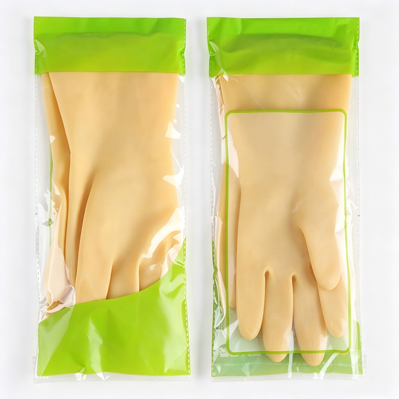 Strapazierfähige säure-/alkalibeständige Latex-Gummihandschuhe