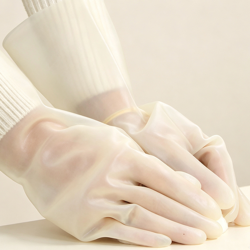 Verdickte, lebensmittelechte Nitrilhandschuhe