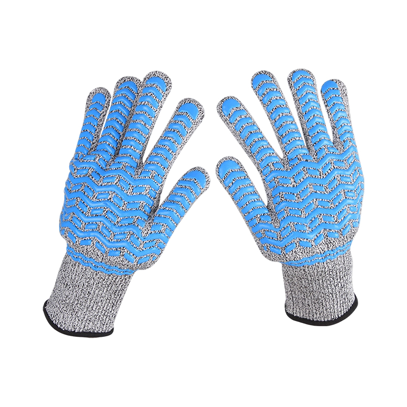 Punktförmige, schnittfeste Schutzhandschuhe