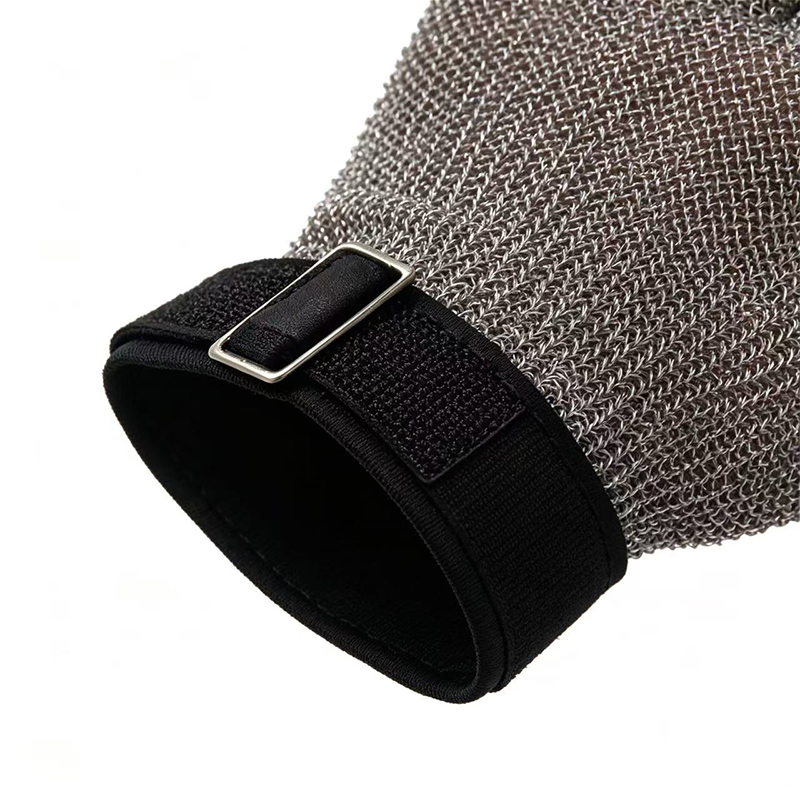 Anti-Schneide-Handschuhe aus Edelstahl mit Ringgeflecht
