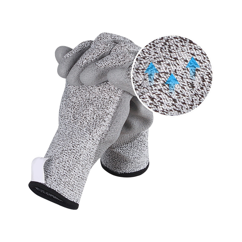 Anti-Schnitt-getauchte PU-Handschuhe
