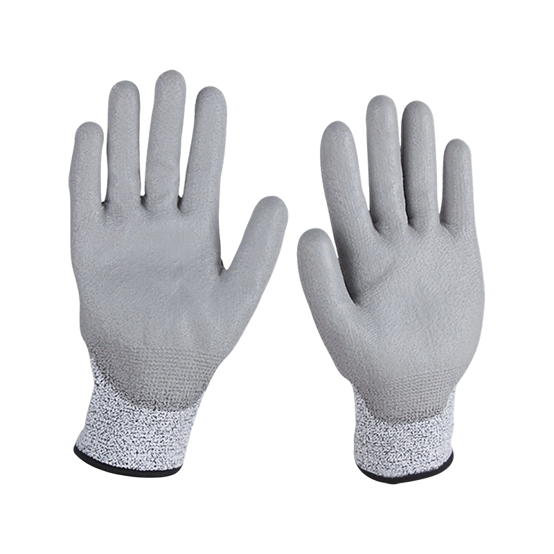 Anti-Schnitt-getauchte PU-Handschuhe