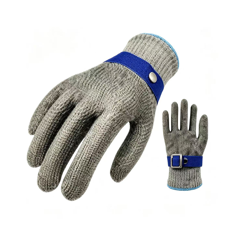 Antibakterielle, schnittfeste Schutzhandschuhe aus Edelstahldraht 316