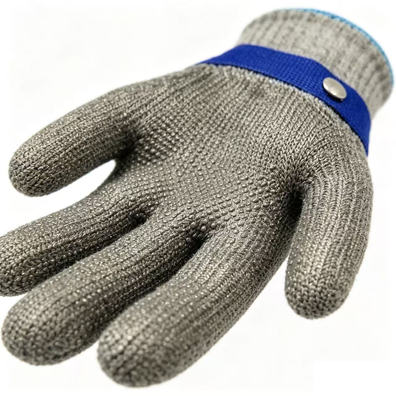 Antibakterielle, schnittfeste Schutzhandschuhe aus Edelstahldraht 316