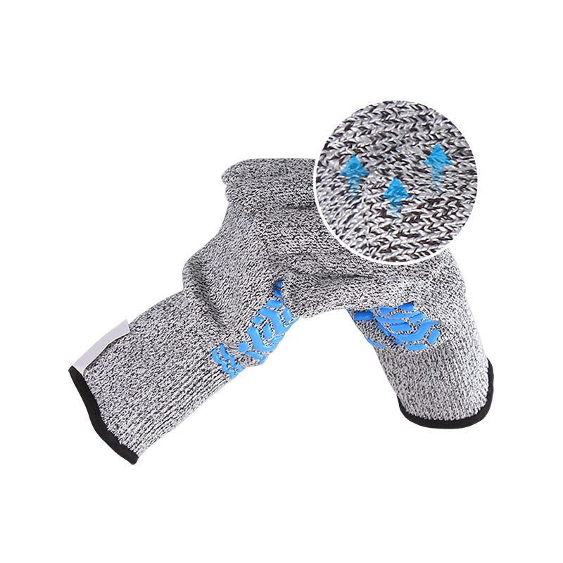 Punktförmige, schnittfeste Schutzhandschuhe