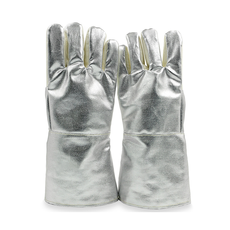 350 °C hitzebeständige Schutzhandschuhe aus Aluminiumfolie