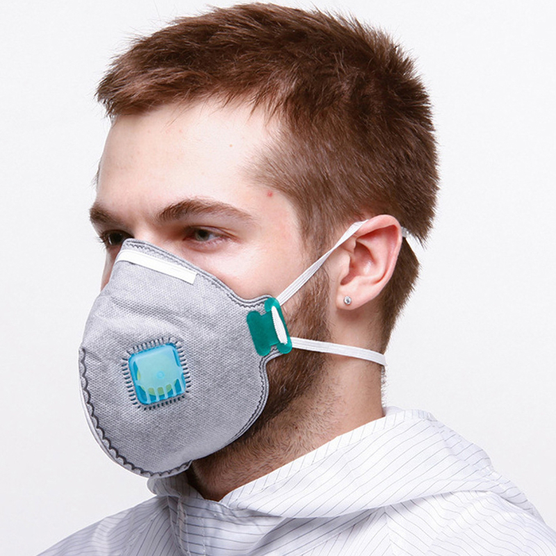 KN95 Aktivkohlestaub-Vliesstoffmaske