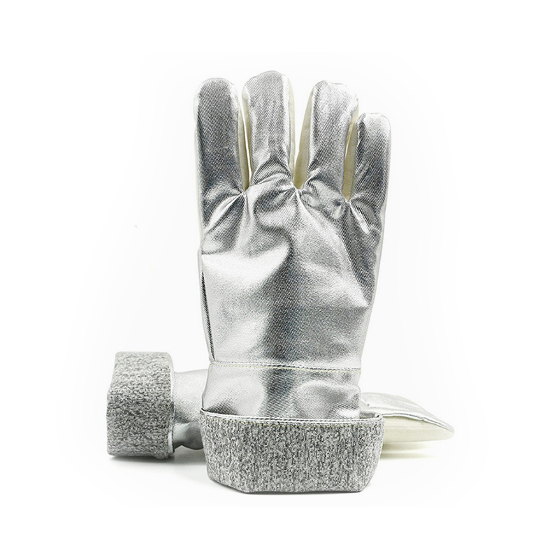 350 °C hitzebeständige Schutzhandschuhe aus Aluminiumfolie