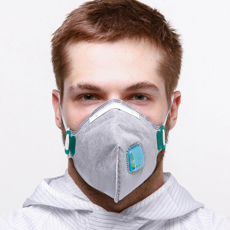 KN95 Aktivkohlestaub-Vliesstoffmaske