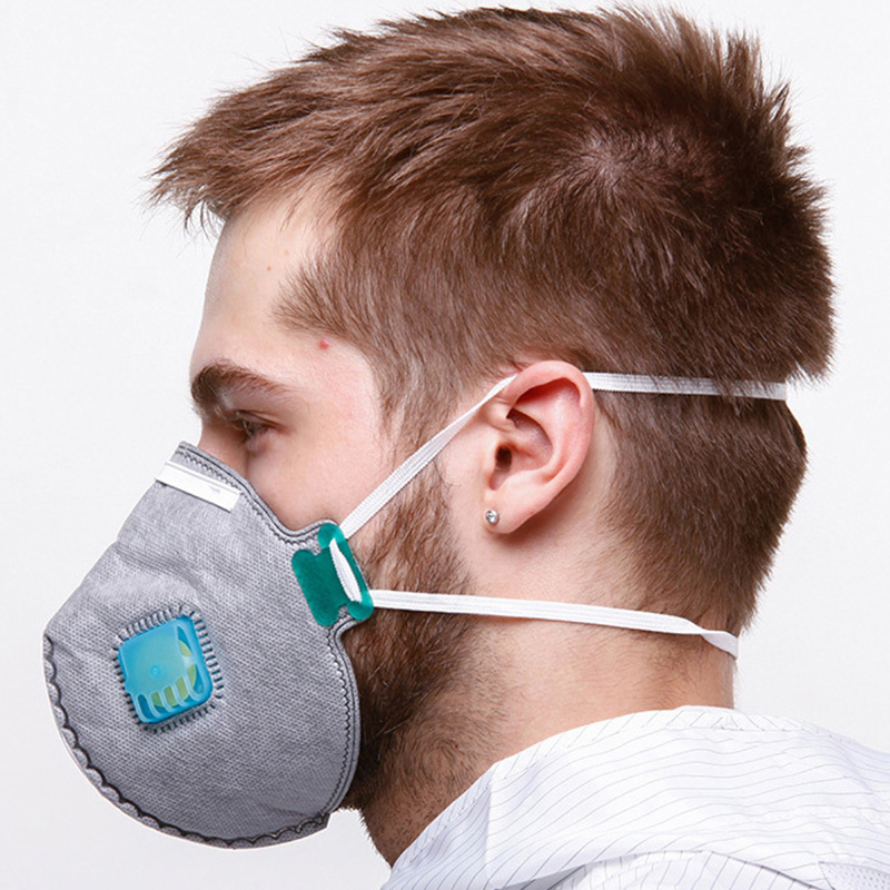 KN95 Aktivkohlestaub-Vliesstoffmaske