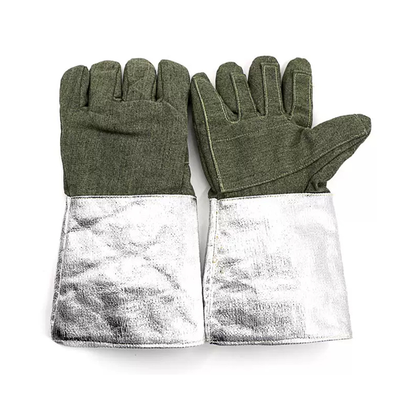 1000 °C strahlungshitzebeständige Handschuhe aus Aramid-Kohlefaser
