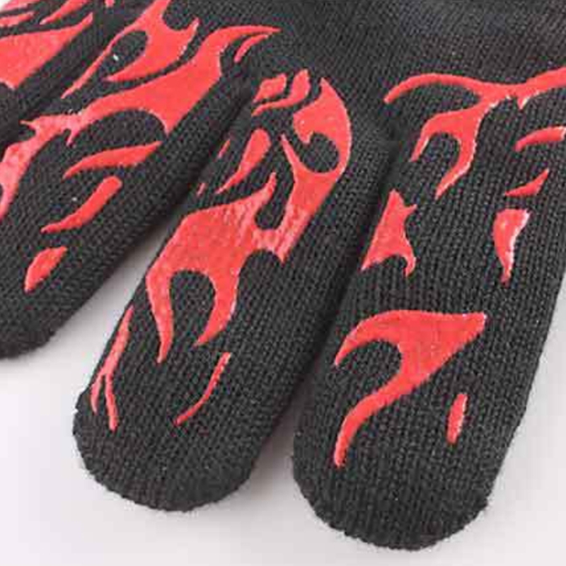 Hitzebeständige Silikon-Grillhandschuhe