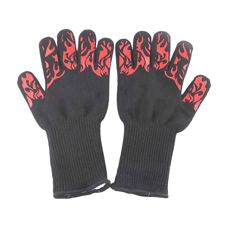 Hitzebeständige Silikon-Grillhandschuhe