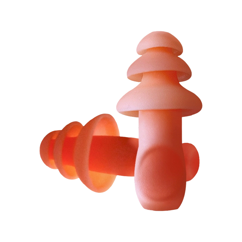 Wiederverwendbare schnurgebundene TPR-Weihnachtsbaum-Ohrstöpsel