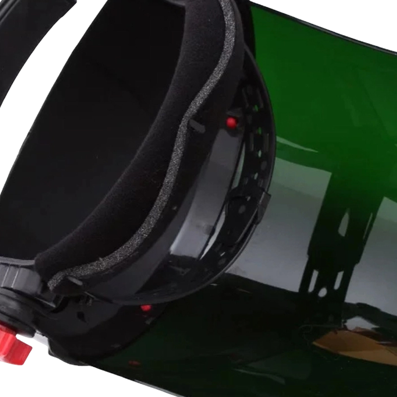 Am Kopf montierte hochklappbare industrielle Elektroschweißmaske