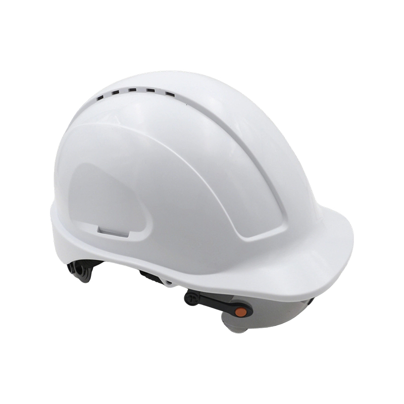 Schutzbrillenhelm mit integriertem einziehbarem Visier