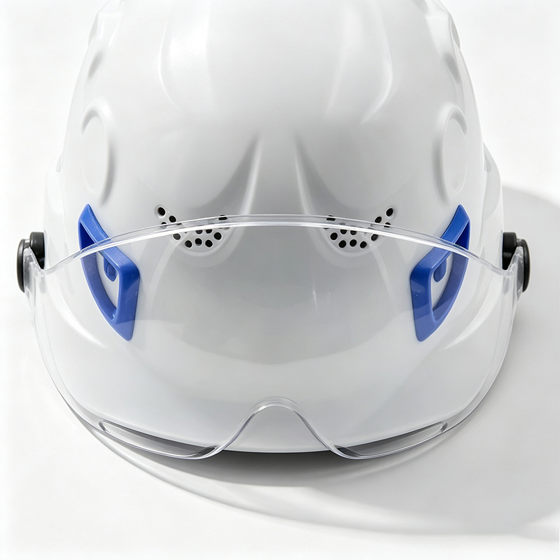 Mehrzweck-ABS-Schutzhelm mit integrierter PC-Brille