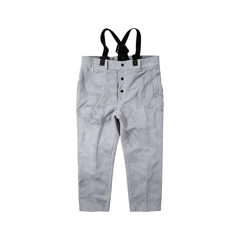 Schweißerhose aus natürlichem Rindspaltleder