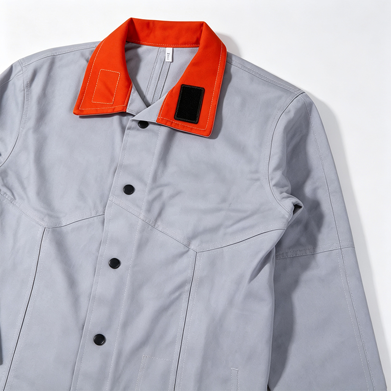 Oberkörper-Schweißeranzug aus Leder in Originalfarbe