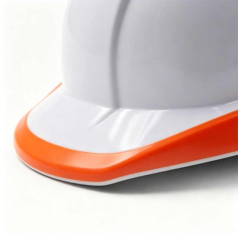 Fluoreszierender Industrieschutzhelm mit hoher Sichtbarkeit