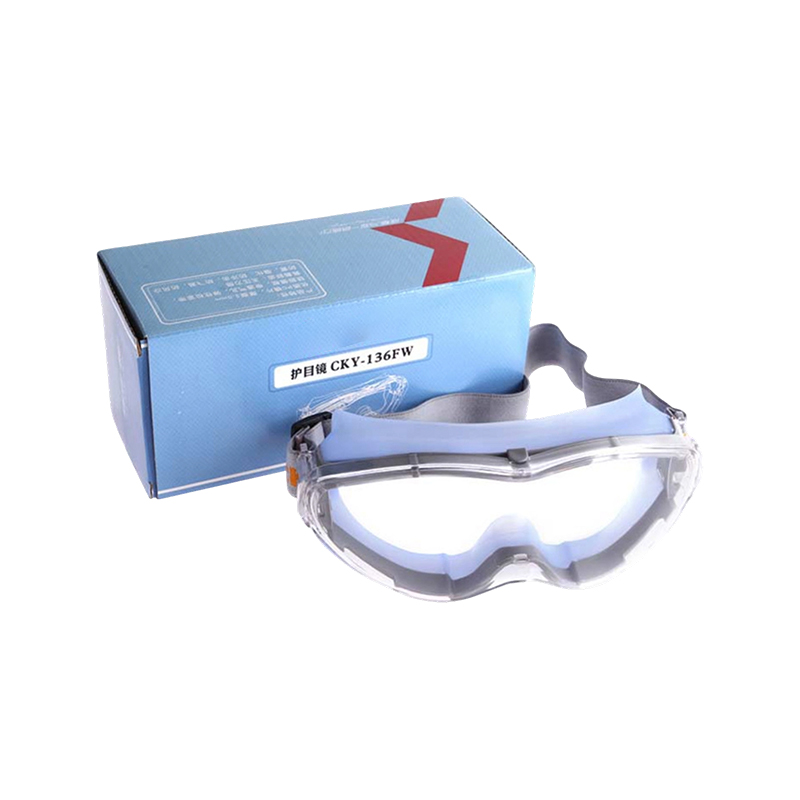 Hochklappbare Antibeschlag-Schutzbrille mit Doppellinse