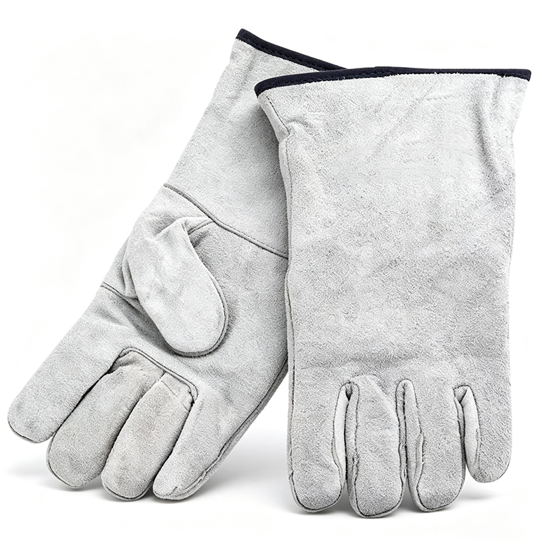 Schweißhandschuhe aus Rindsleder in Primärfarbe